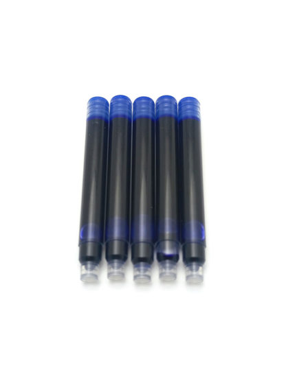 PenConverter Premium Ink Cartridges For Slim Charles Hubert Fountain Pens (Blue)