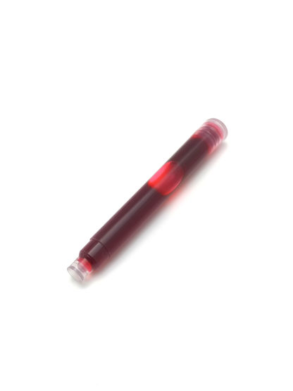 Premium Cartridges For Slim Aldo Domani Fountain Pens (Red)