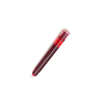 Premium Ink Cartridges For Slim Aldo Domani Fountain Pens (Red)