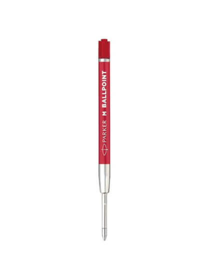 Genuine Parker Quinkflow Ballpen Refill M For Parker Ballpoint Pens (Red)